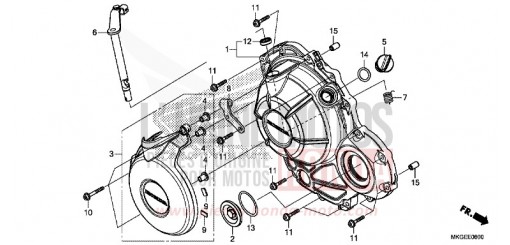 PANNEAU CARTER-MOTEUR D. CMX500A2N de 2022